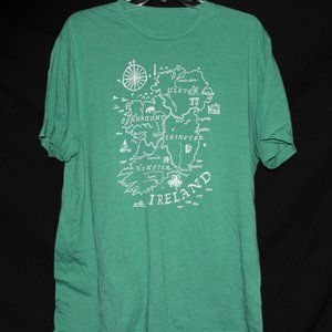 Lucky Brand Ireland map t-shirt